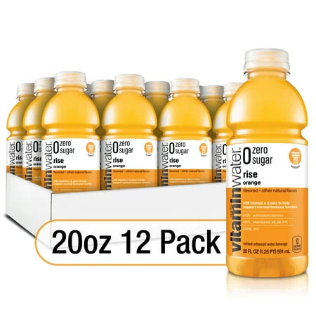 Vitaminwater Zero Sugar Rise Orange Electrolyte Drink