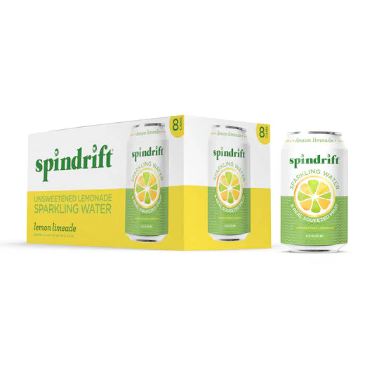 Spindrift Unsweetened Lemon Limeade Sparkling Water