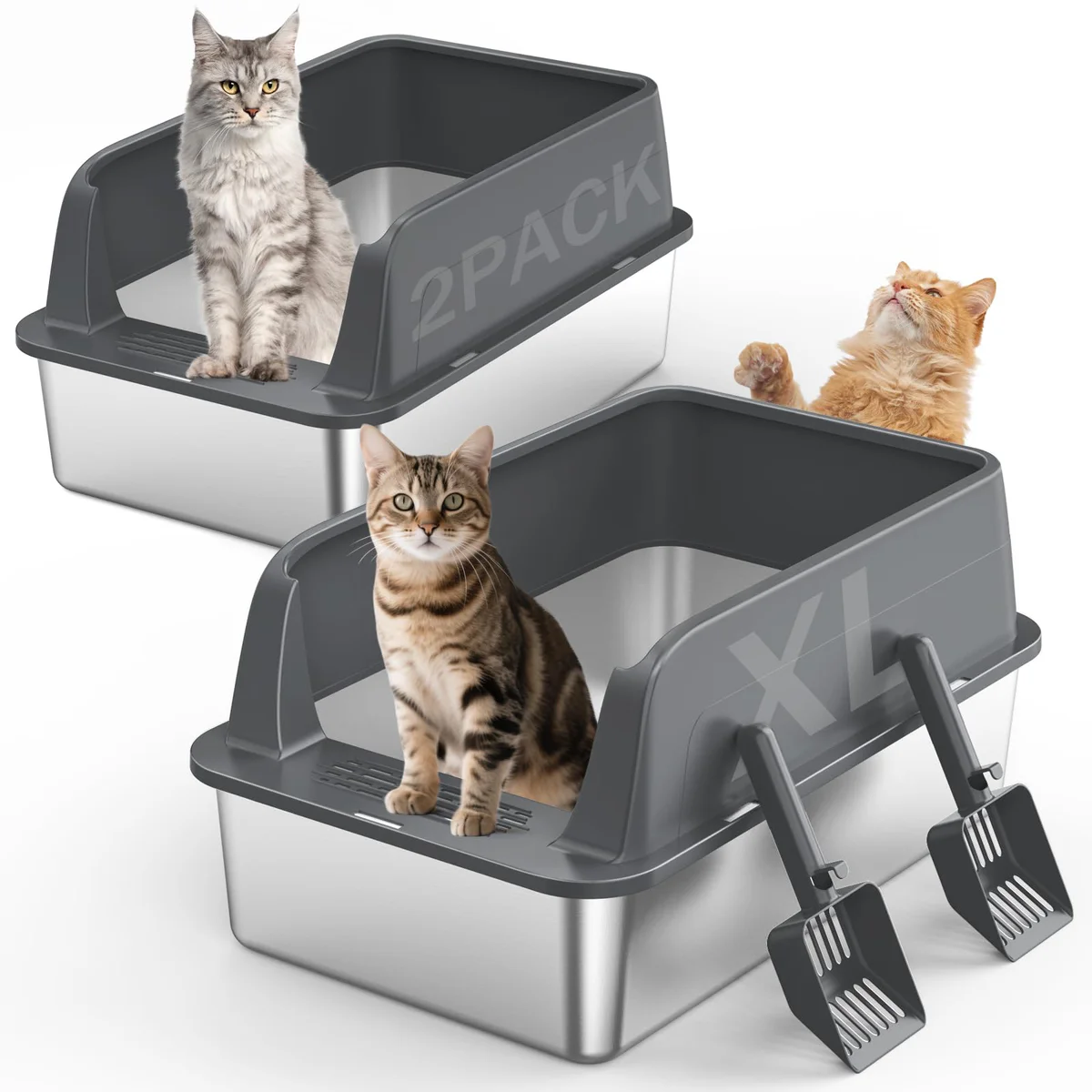 MIXJOY Cat Litter Box