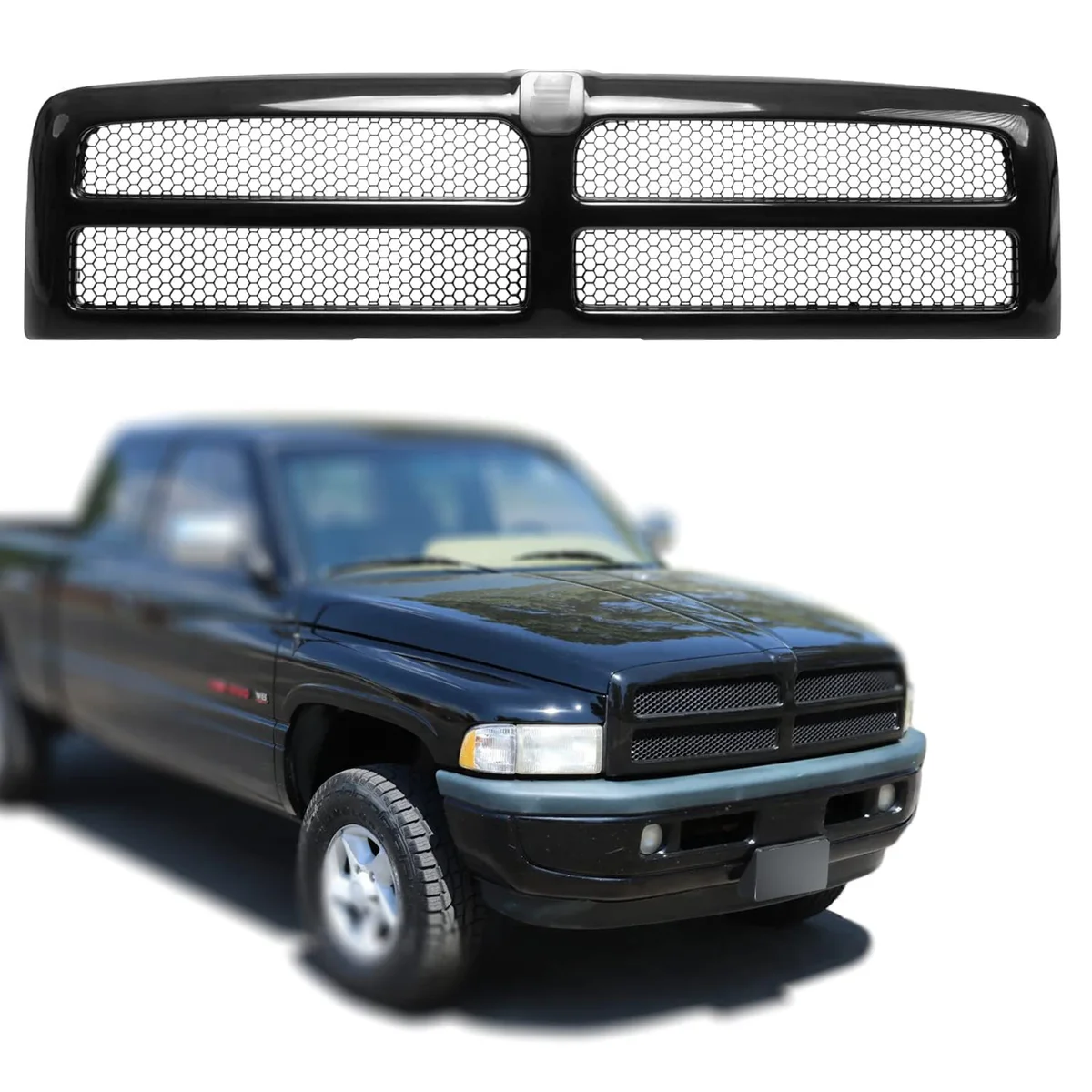 CarPartsDepot Honeycomb Mesh Front Bumper Grill