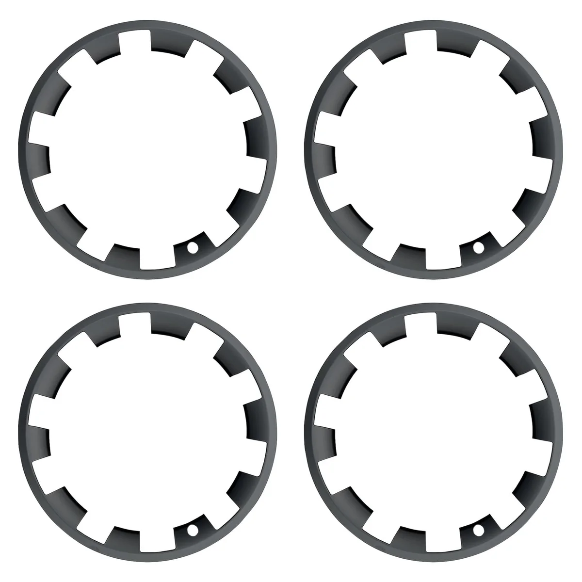 (QTY 2) KALOFOR Helix Wheel Rim Edge Protector