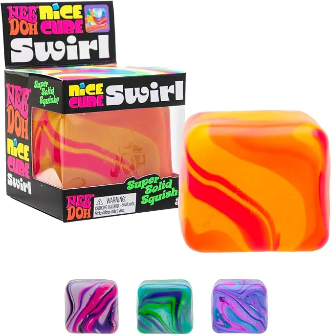 NeeDoh Nice Cube Swirl Fidget Toy