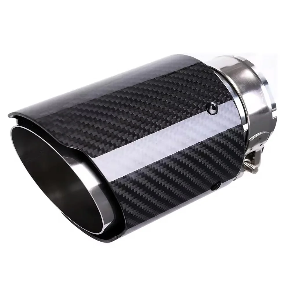 Bielpord Carbon Fiber Car Exhaust Tailpipe Tip