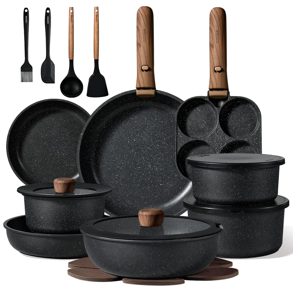 CAROTE Nonstick Cookware Set