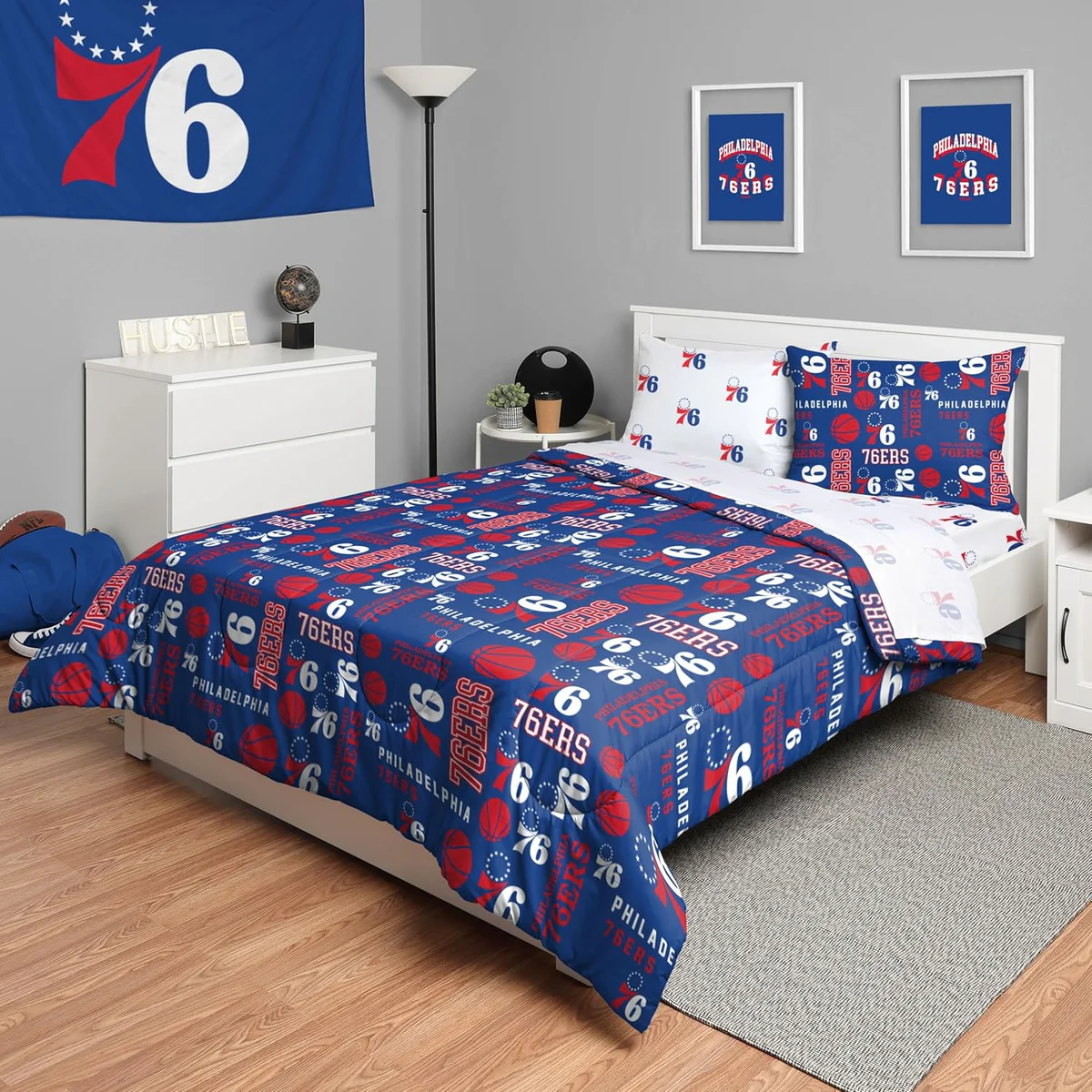 FOCO NBA Comforter Set 76ers