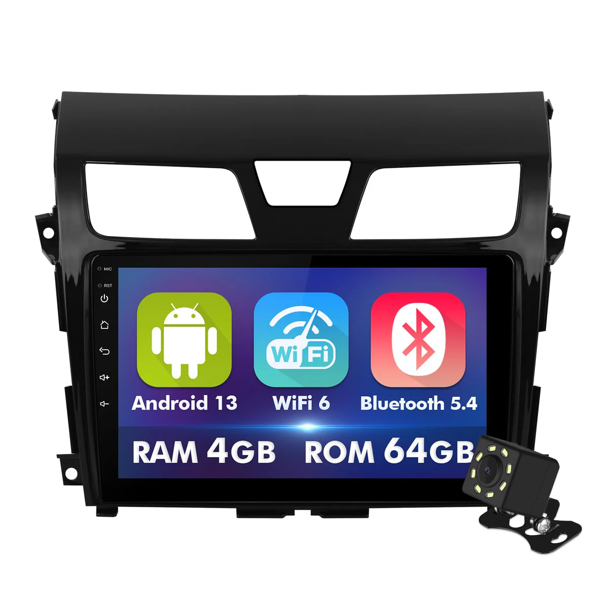 ISUDAR 10.1" Android 13 Car Stereo for Nissan Altima