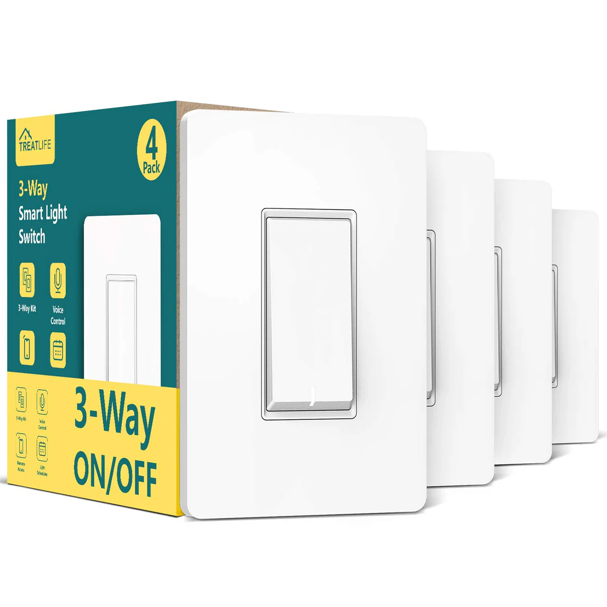 TREATLIFE 3-Way Smart WiFi Light Switch