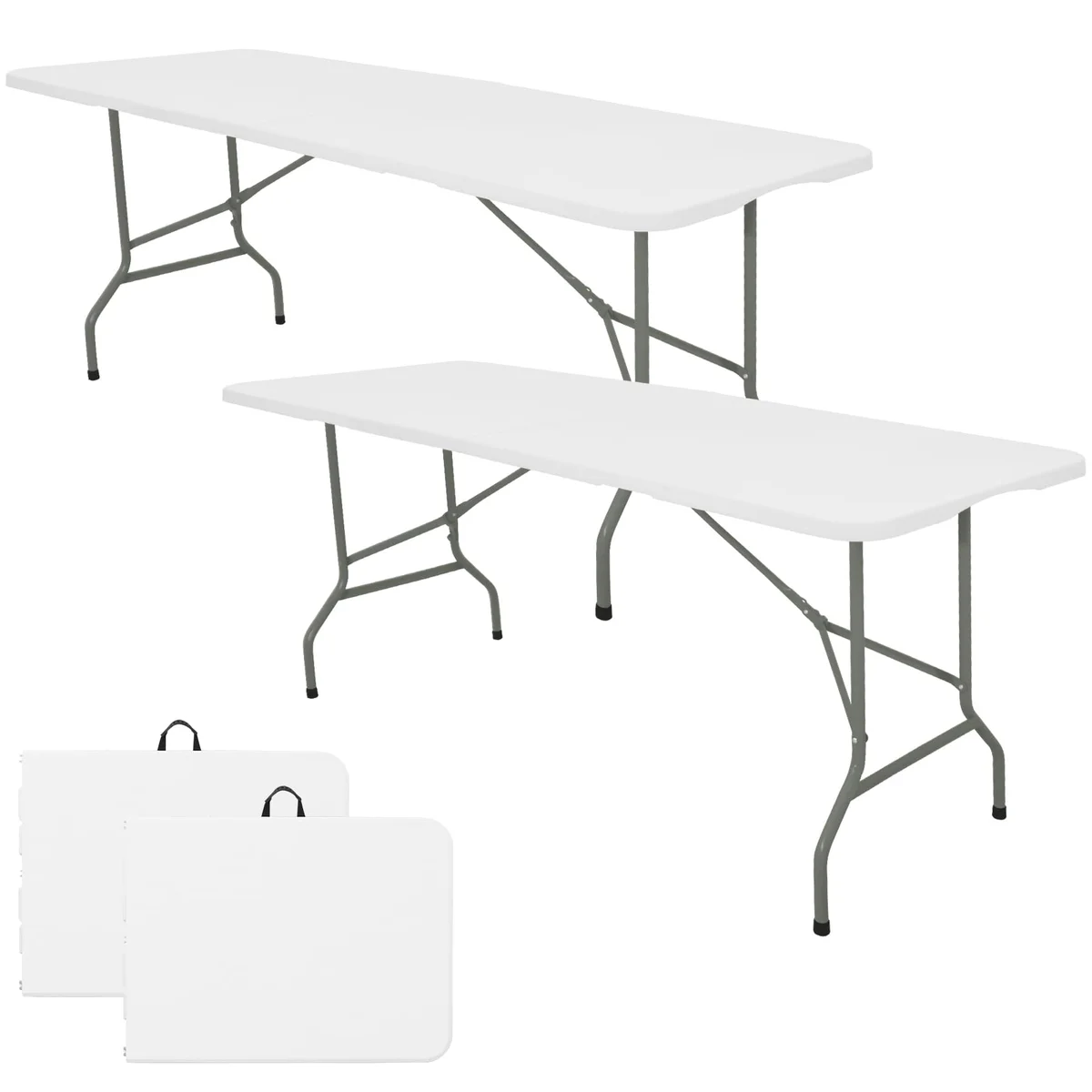 HAISIWLKJ Folding Camping Table with 4 Seats