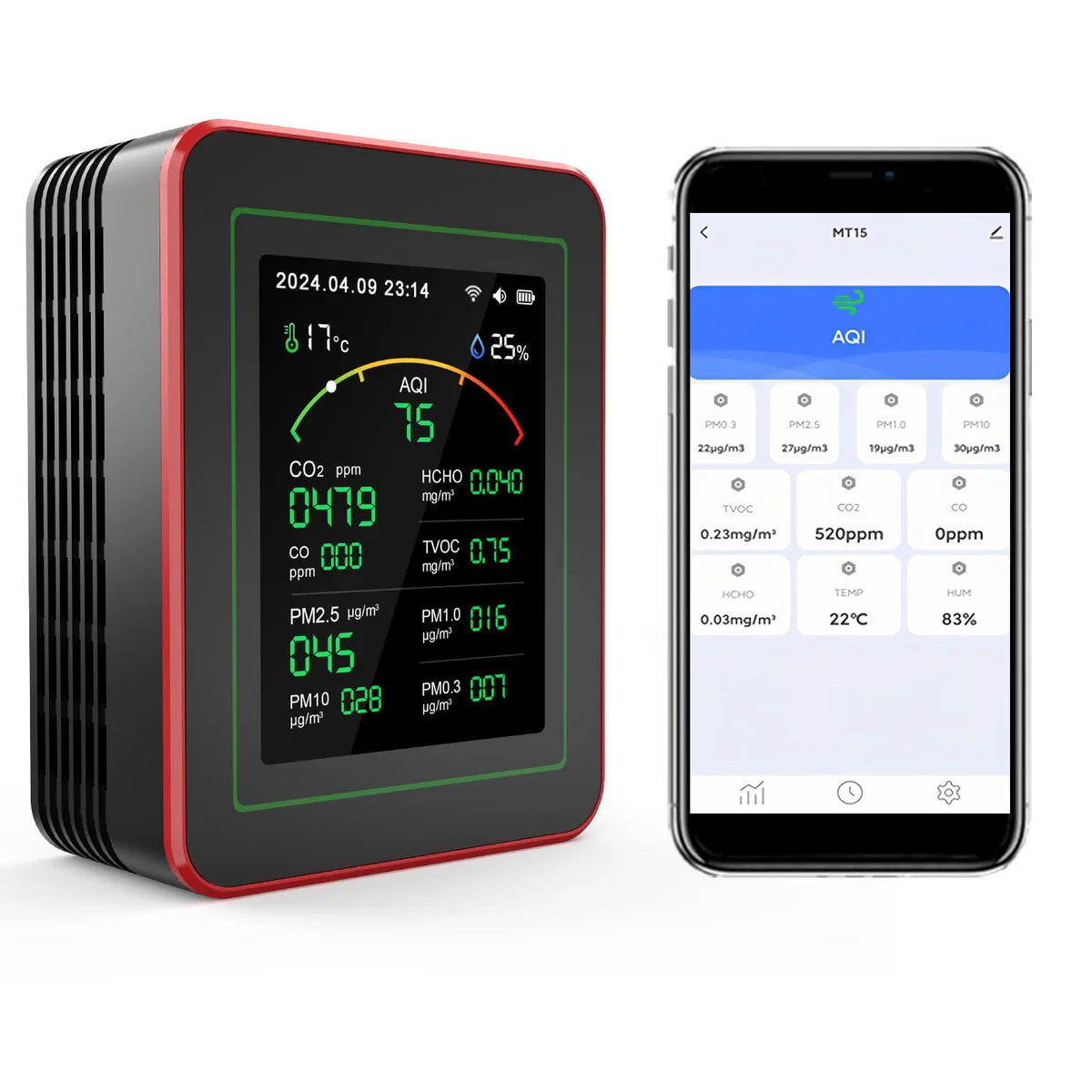 Sonovara 15-in-1 Air Quality Monitor