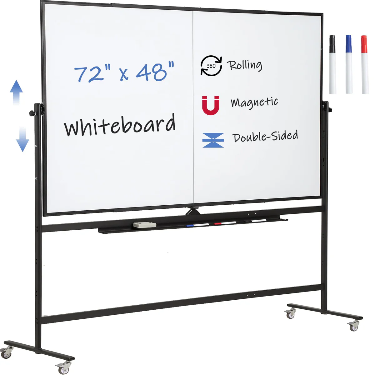FORTUNO Magnetic Rolling Whiteboard