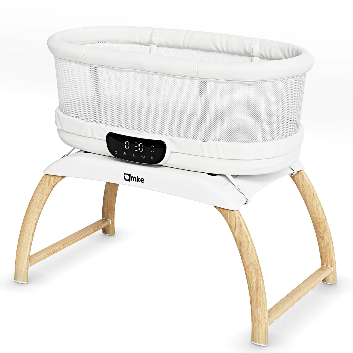 AMKE Baby Bedside Bassinet Sleeper Portable Crib
