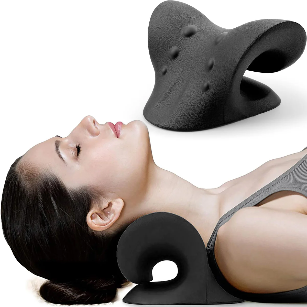 RESTCLOUD Cervical Neck Traction Pillow