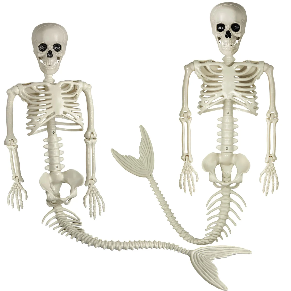 Pipilily Halloween Mermaid Skeleton Decoration