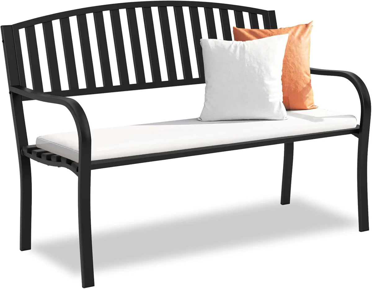 Maemttes Outdoor Patio Garden Bench