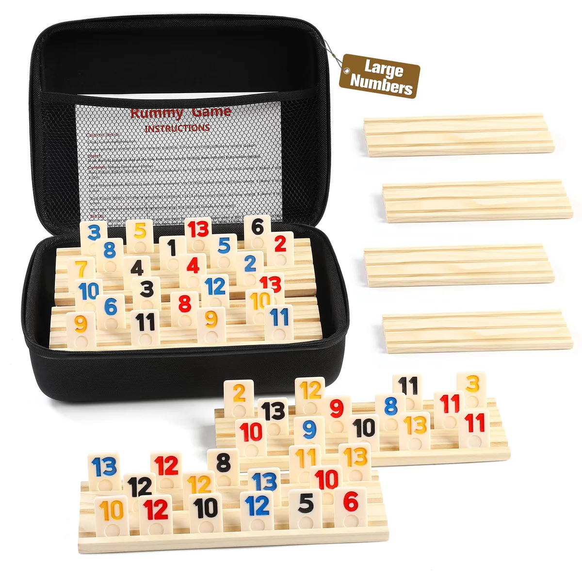 uvcany Rummy Cube Game Set 