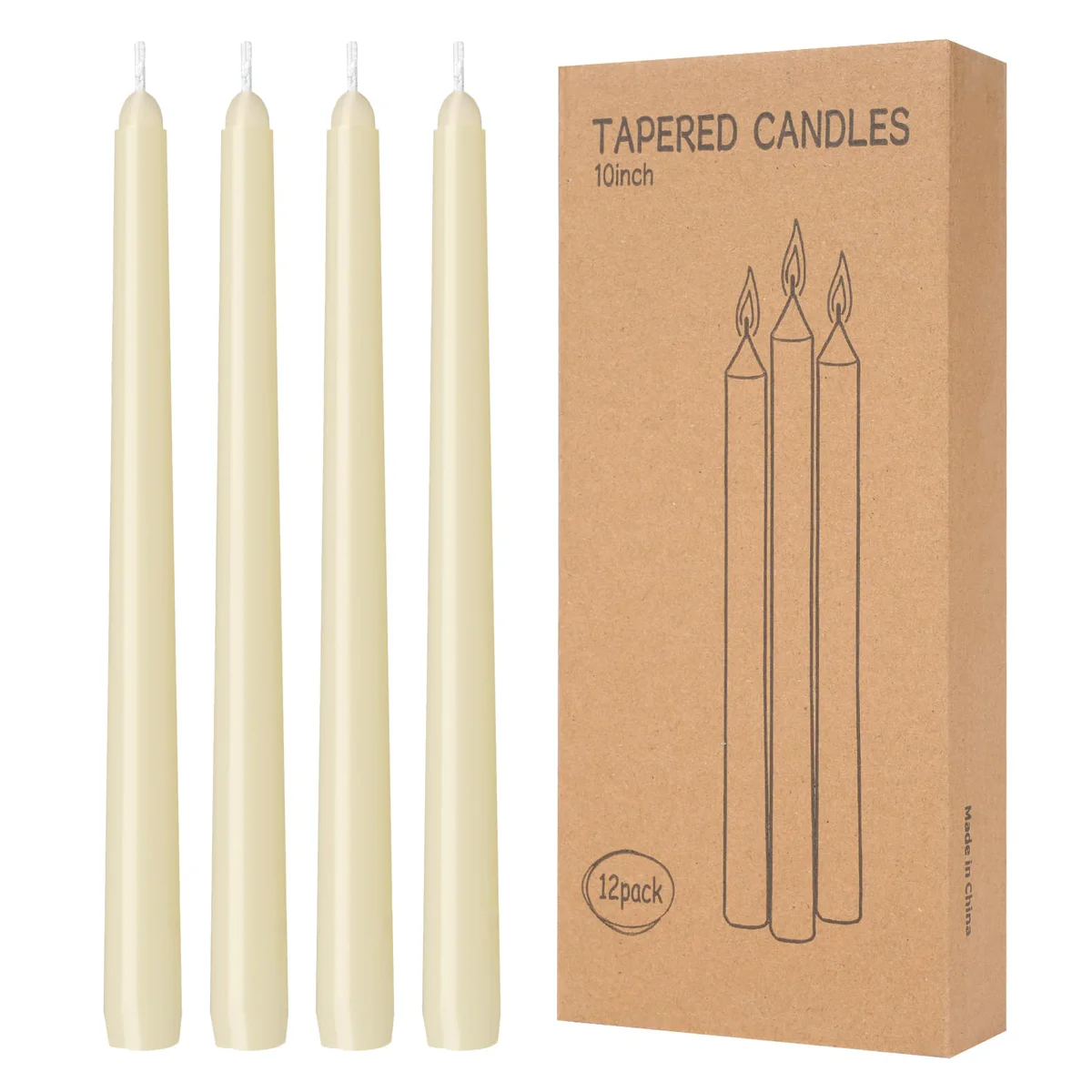 LYOBATH Candles Dripless Taper 