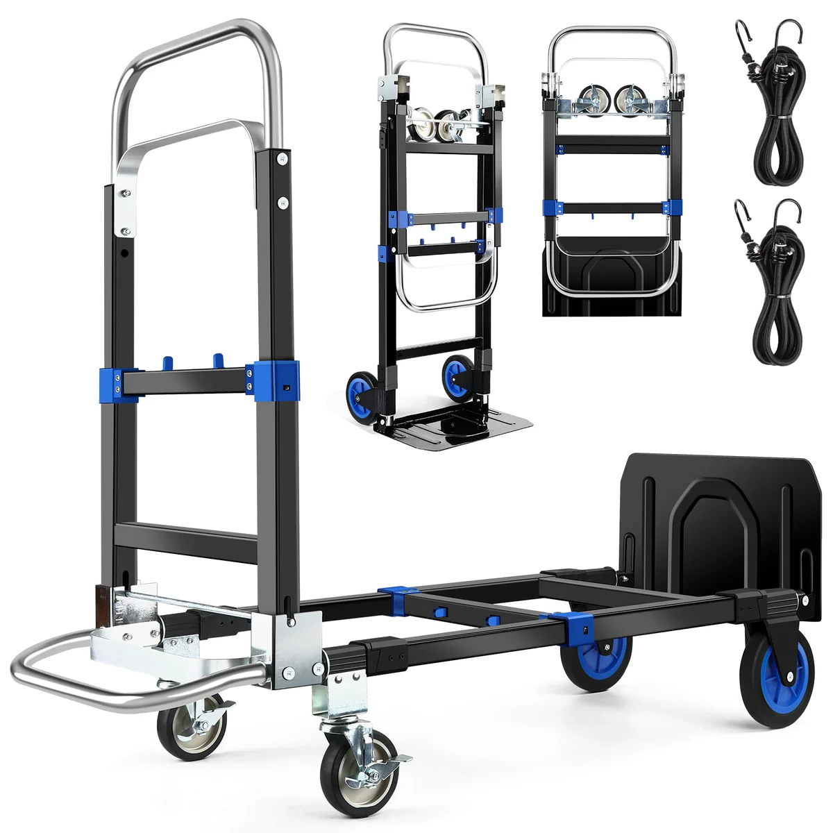 POWGD 3-in-1 Convertible Hand Truck Dolly