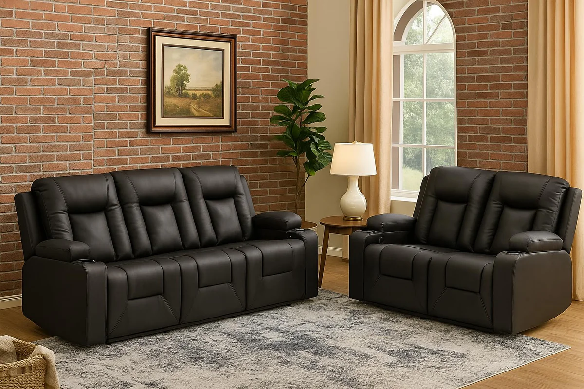 LUCKLIFE Recliner Sofa Set