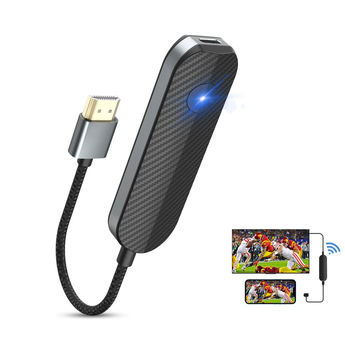JUCONU Wireless HDMI Adapter Dongle