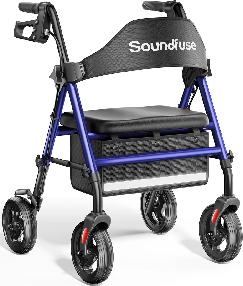 SOUNDFUSE Rollator Walker