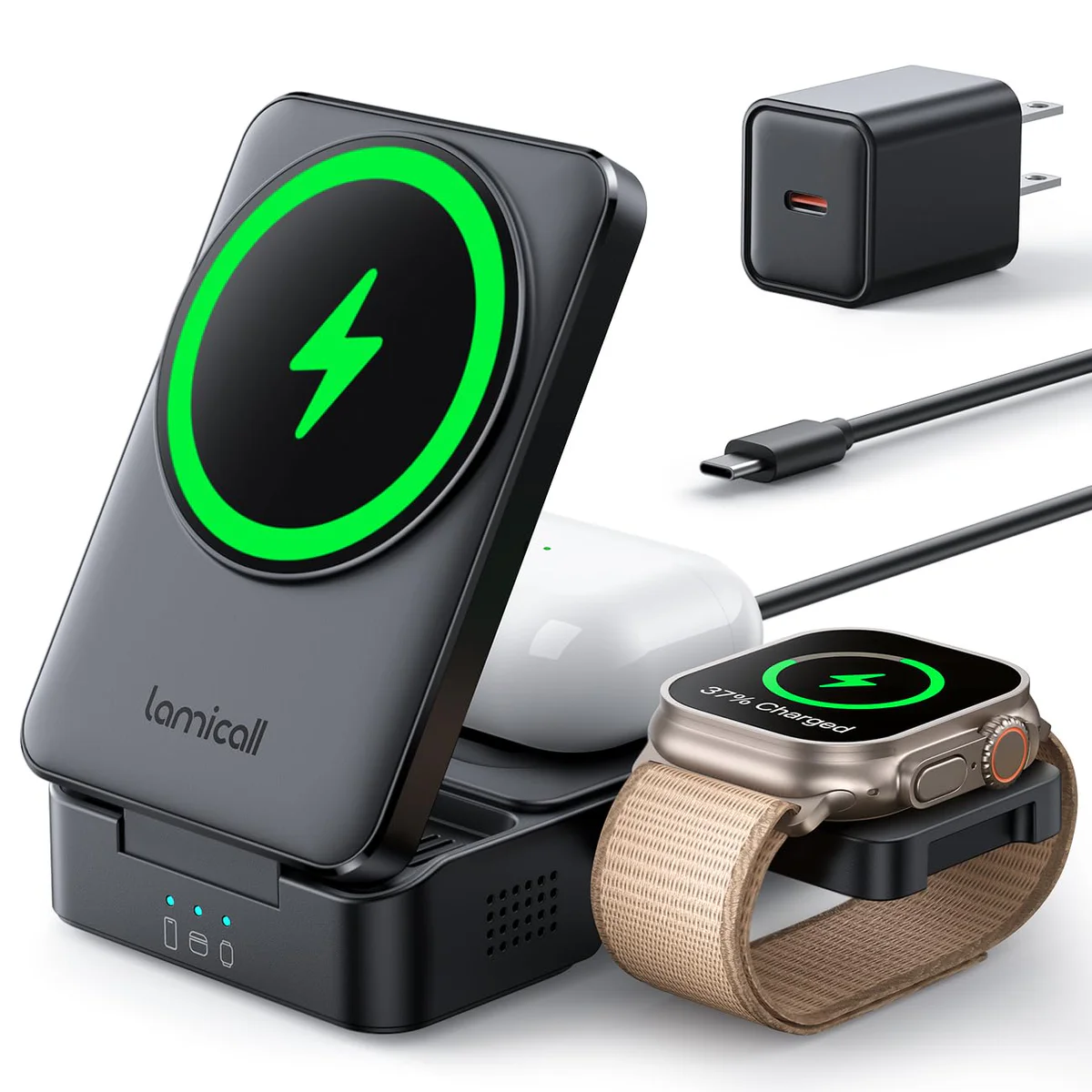 Lamicall Wireless Charging Station for MagSafe 