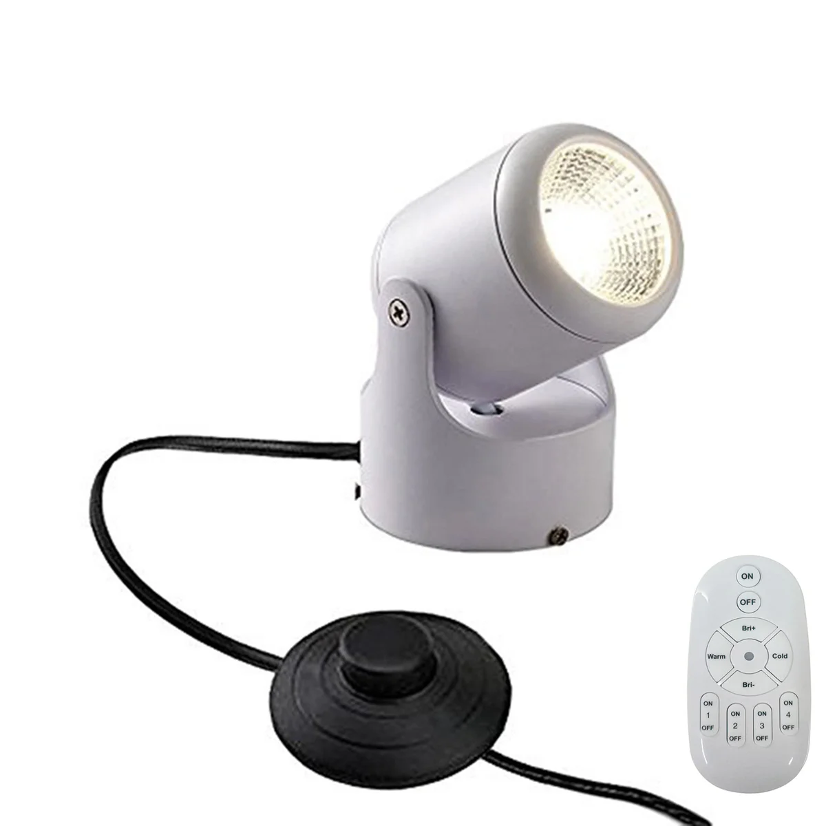 Kiven LED Accent Uplight Remote Dimmable Spotlight
