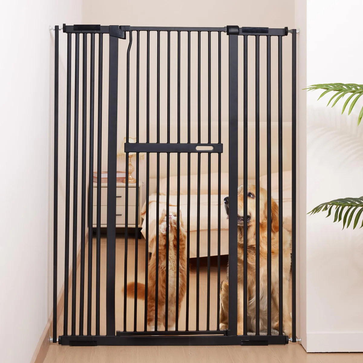 No Pawblems Walk-Thru Pet Gate