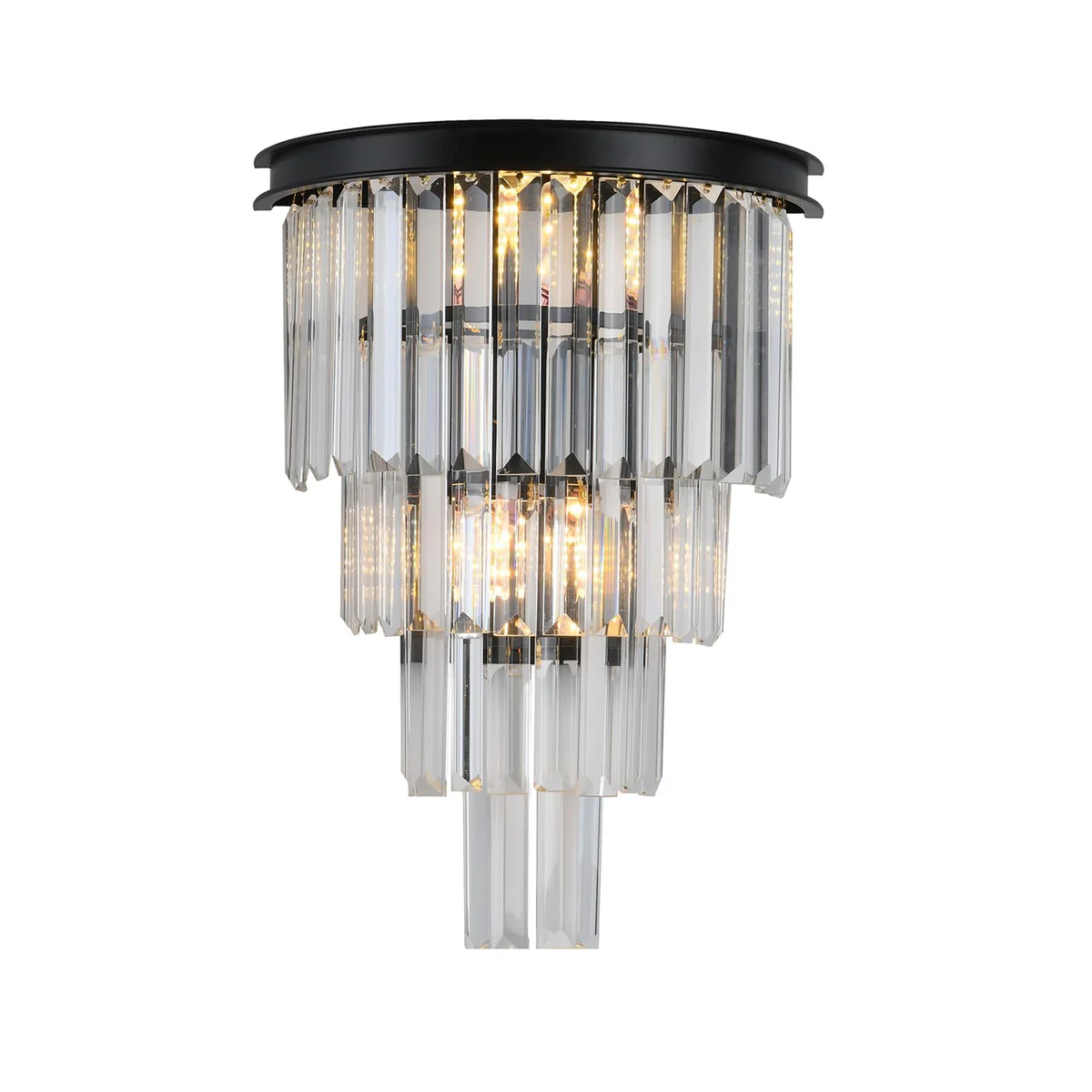 DOYFDOX Crystal Wall Sconce, 4-Tier