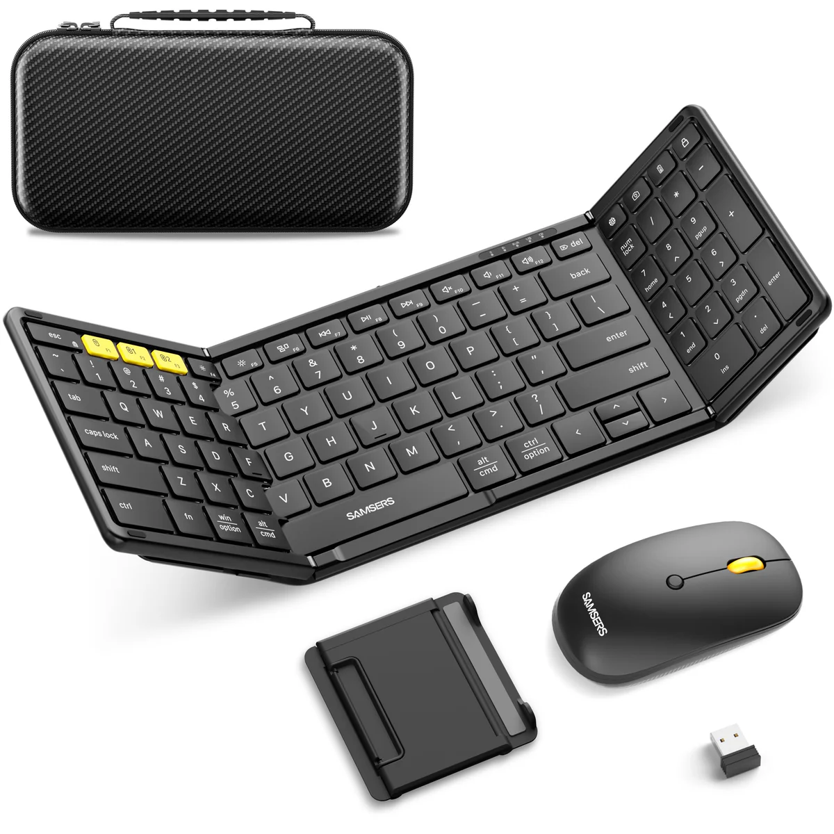 Samsers Foldable Keyboard & Mouse Combo