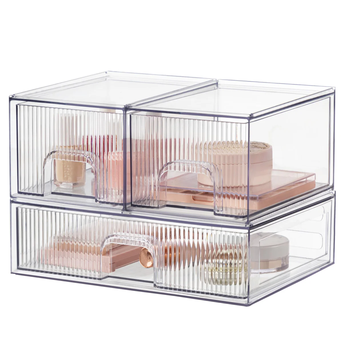 HBlife Acrylic Stackable Drawer Organizer