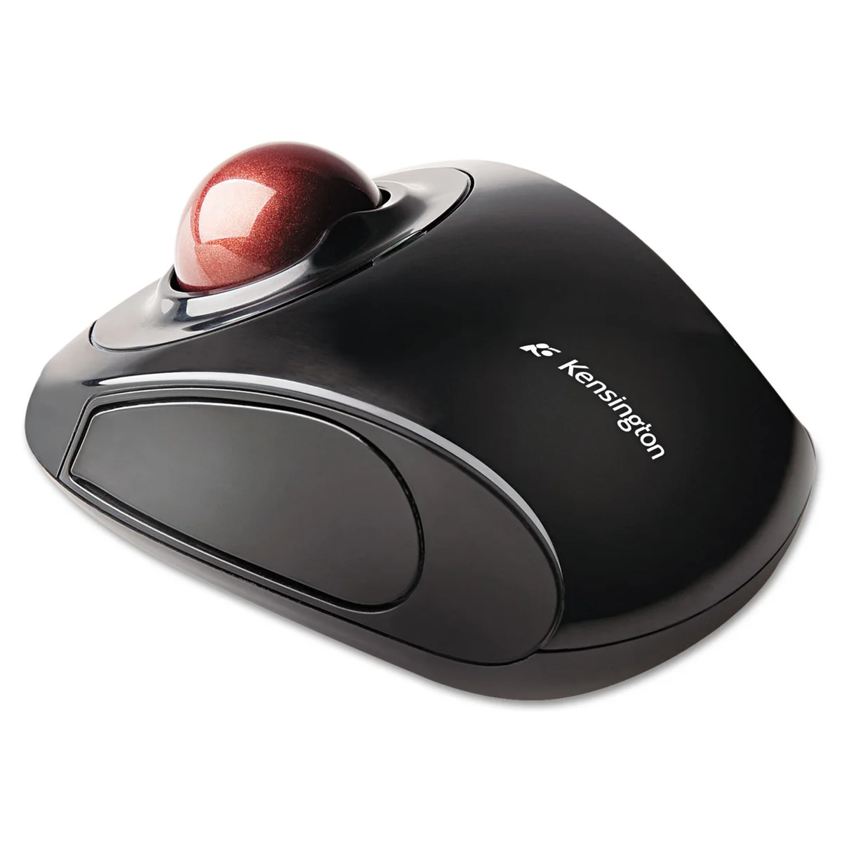 Kensington Orbit Wireless Trackball Mouse with Touch Scroll Ring - Black