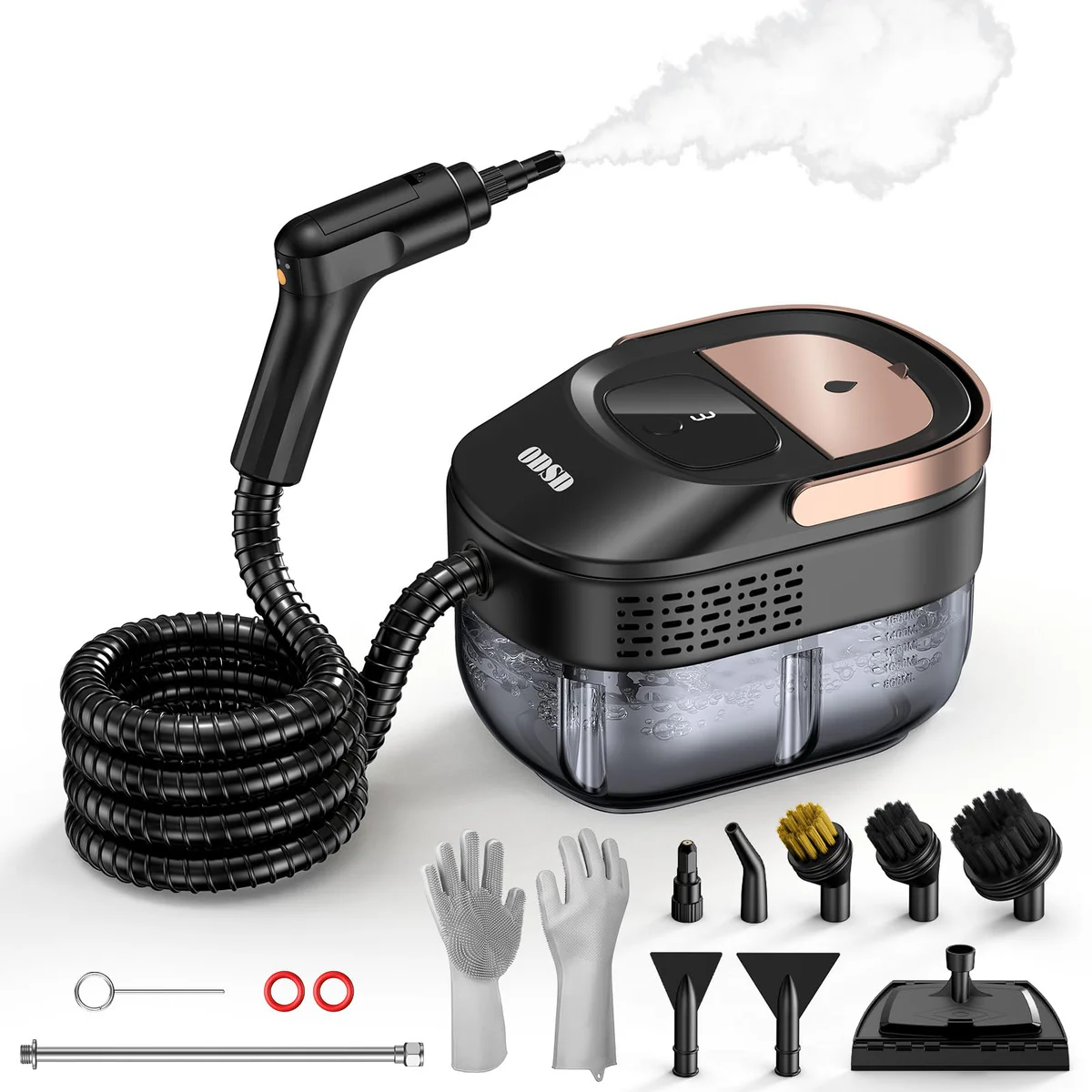 ODSD Handheld Steam Cleaner with Attachments