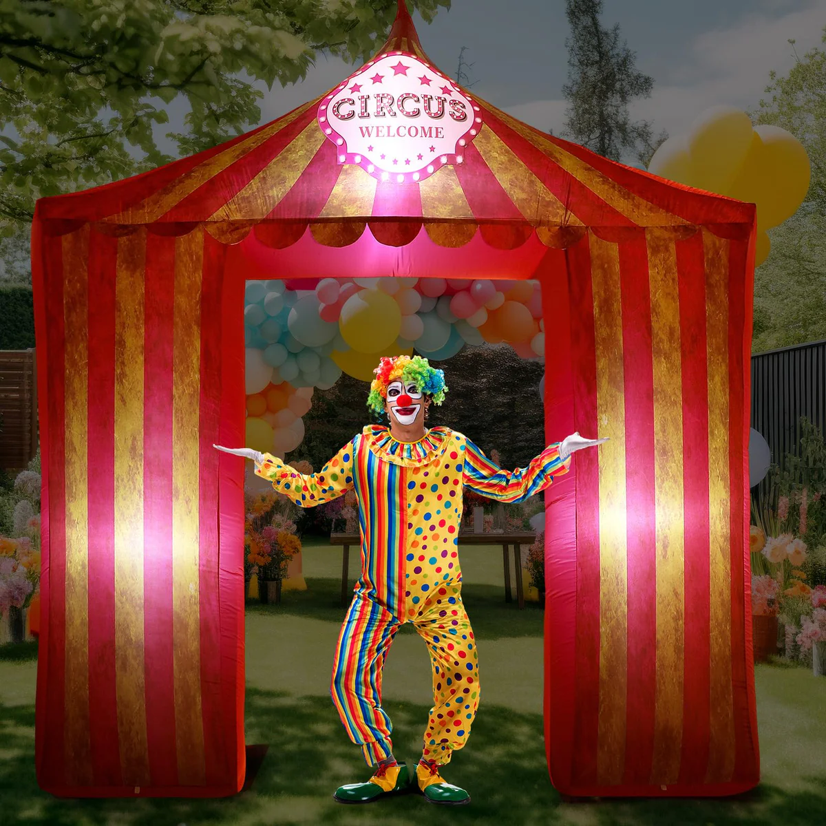 Preboun Halloween Inflatable Archway Carnival Decoration