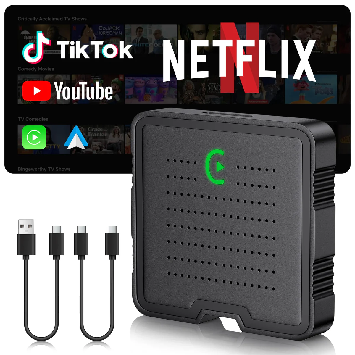 TQZNK Wireless CarPlay Adapter Dongle
