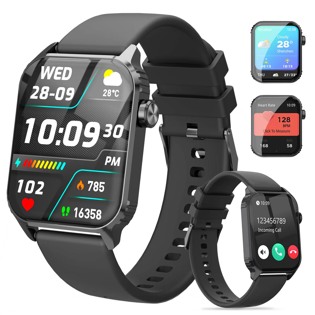 TRAUSI Smartwatch Bluetooth 