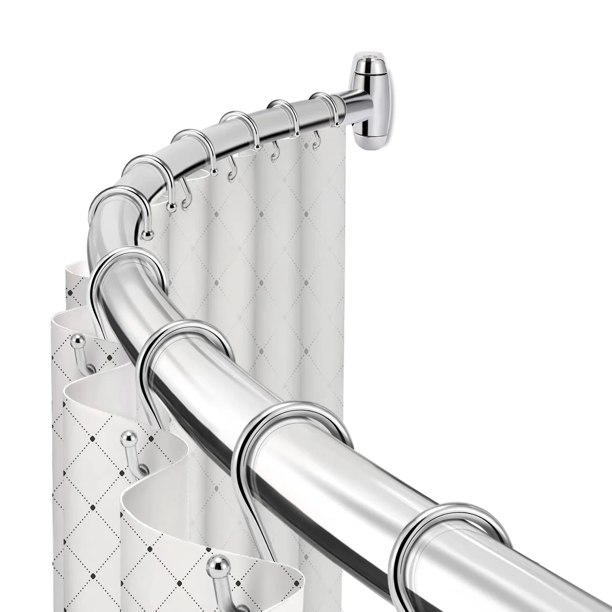 TOPROD Tension Shower Curtain Rod