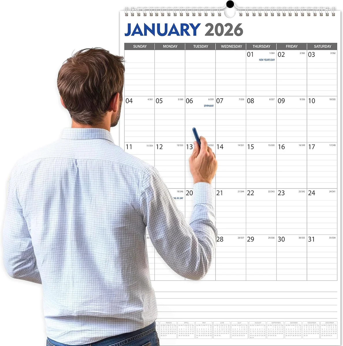 GuassLee 2026 Wall Calendar 