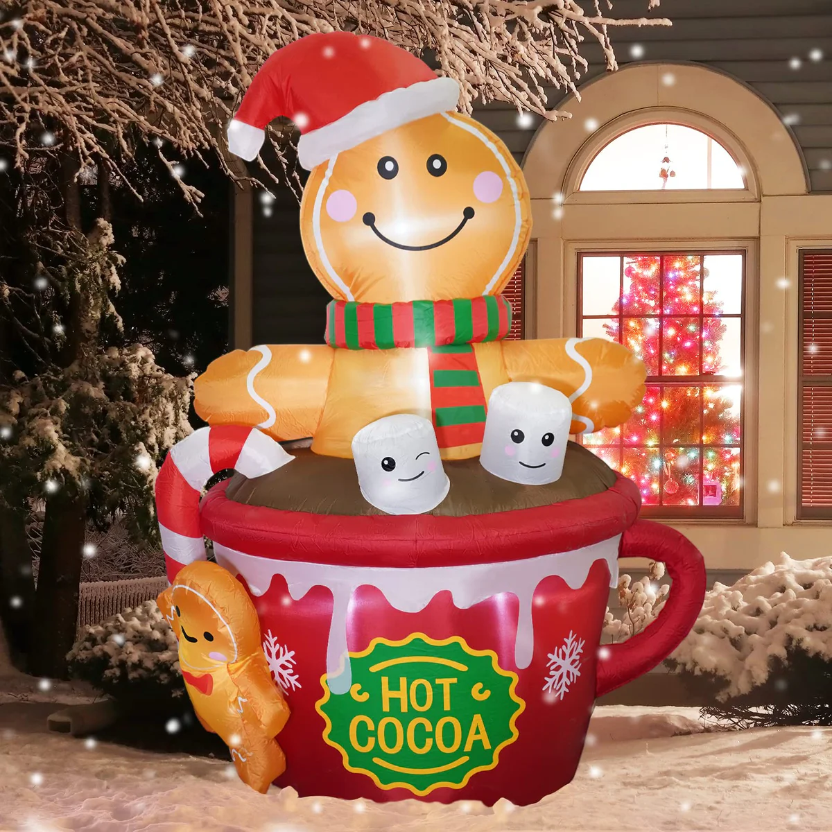 Funflatable Christmas Inflatable gingerbead 