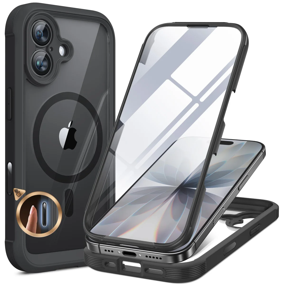 Miracase iPhone 13 Case Slim Shockproof Protective Cover