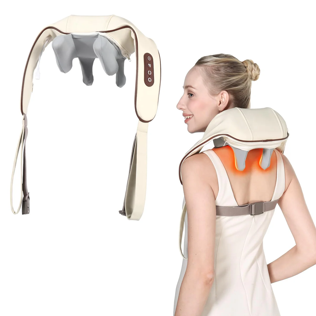 KppeX 4D Deep Tissue Kneading Neck Shoulder Massager