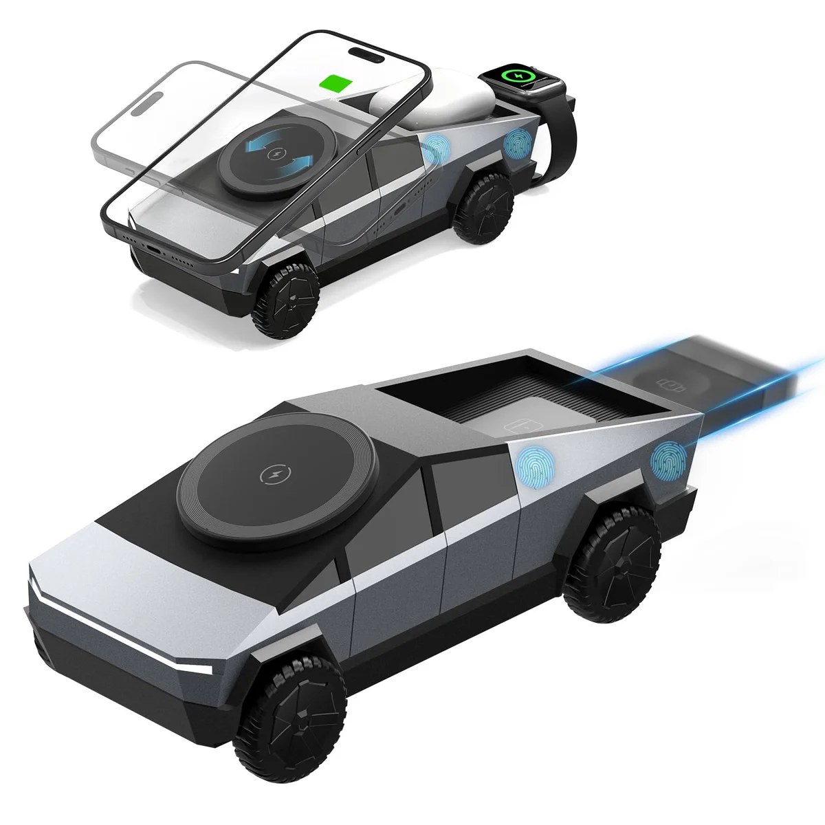 QUZUDN Magnetic Wireless Charger Stand for iPhone