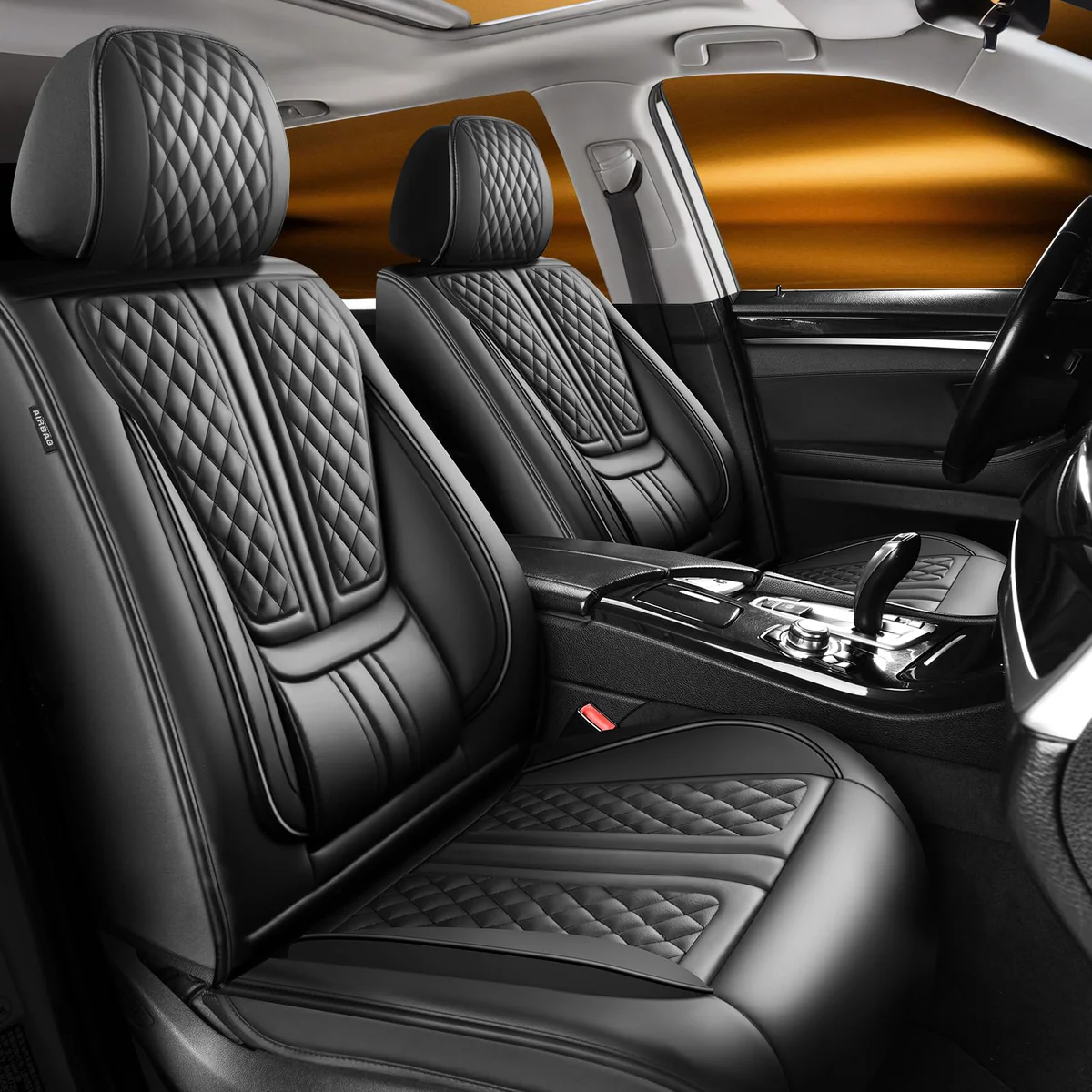 Chevy Colorado Truck Seat Covers (Black - Full Set)