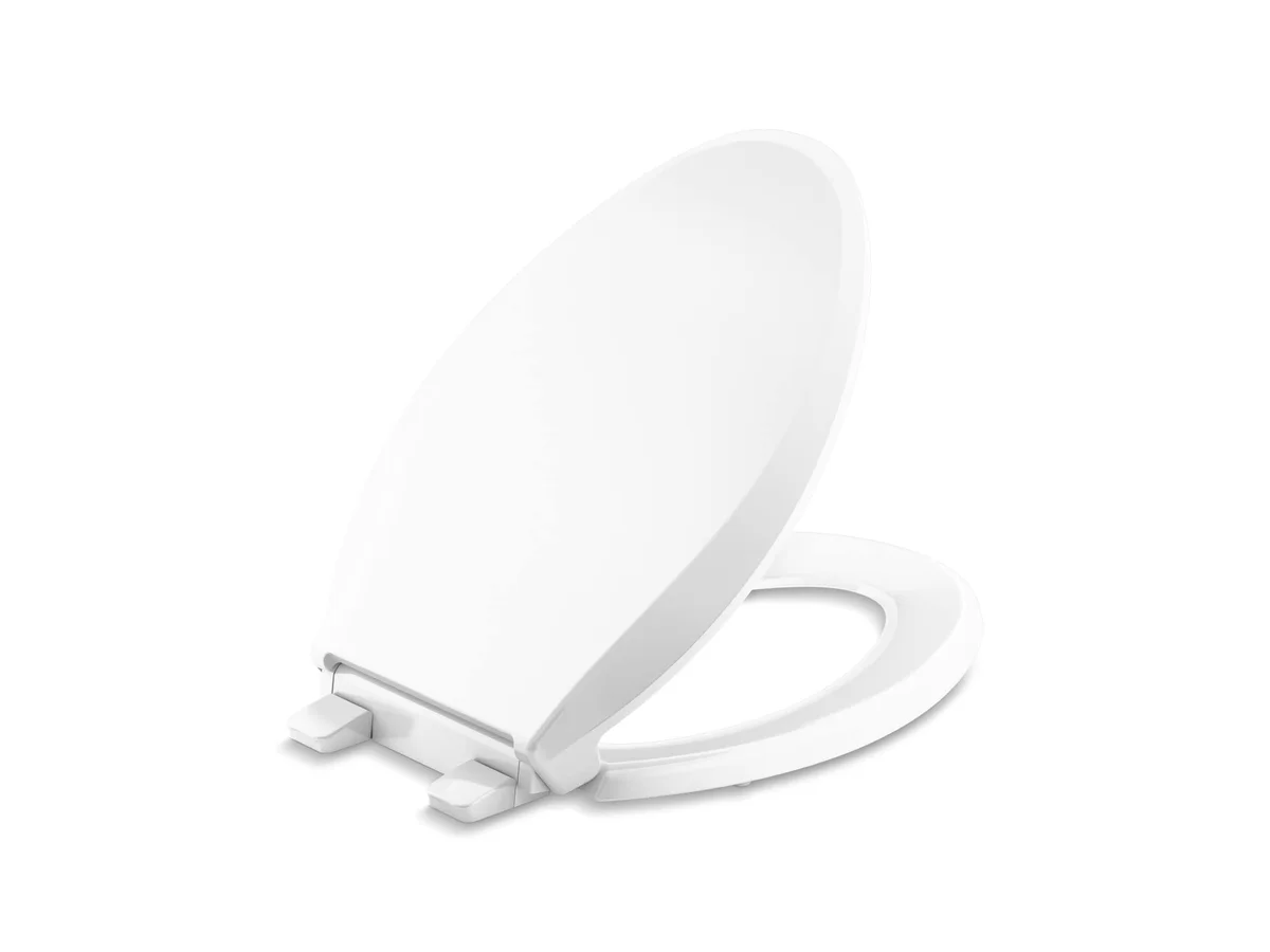 KOHLER Reveal Quiet-Close Elongated Toilet Seat