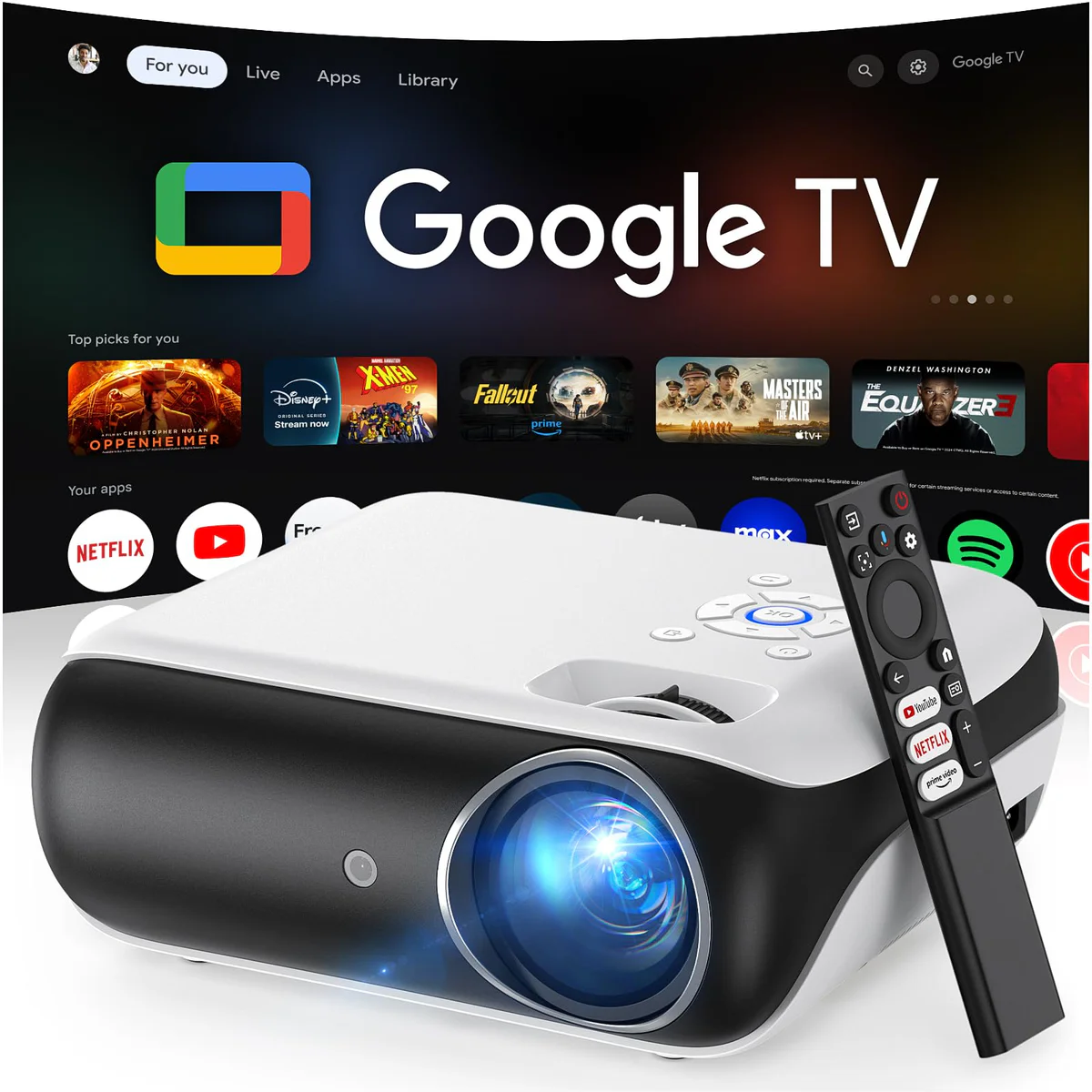HAPPRUN Portable Mini Projector