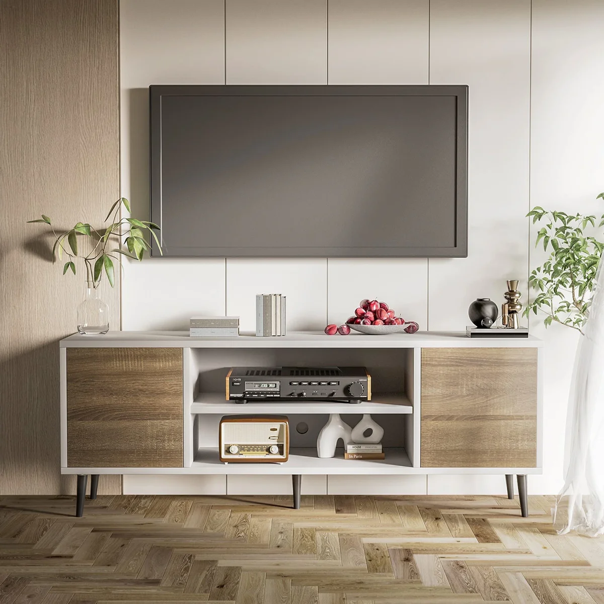 Homall Modern Entertainment Center Console