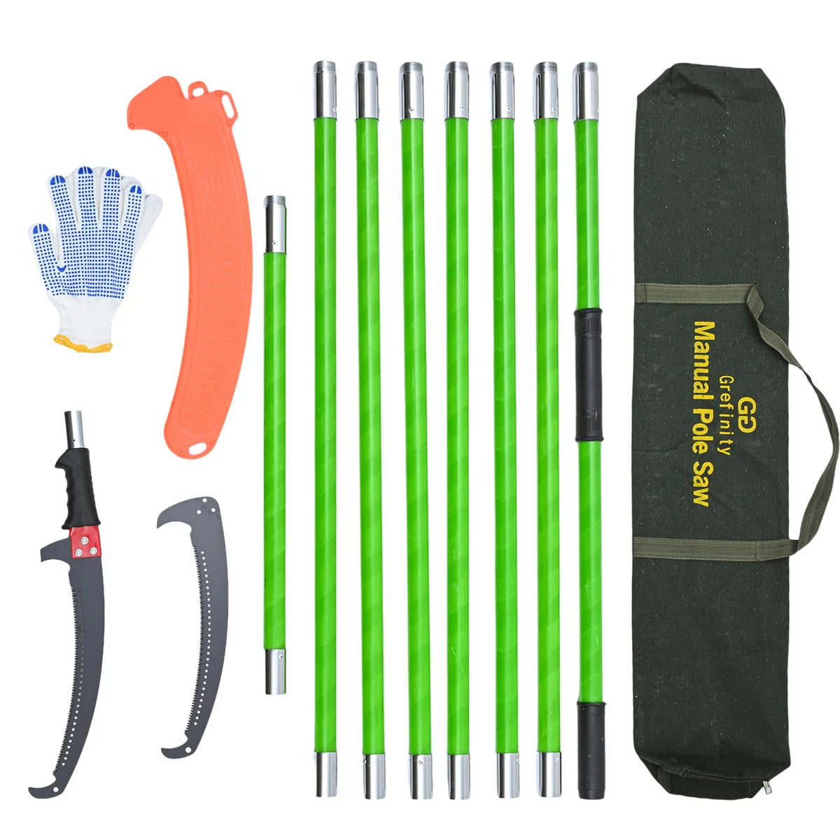 Grefinity Extendable Pole Saw Tree Pruner