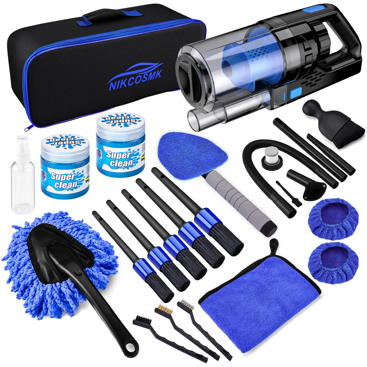 NIKCOSMK Car Detailing Kit with Foam Cannon