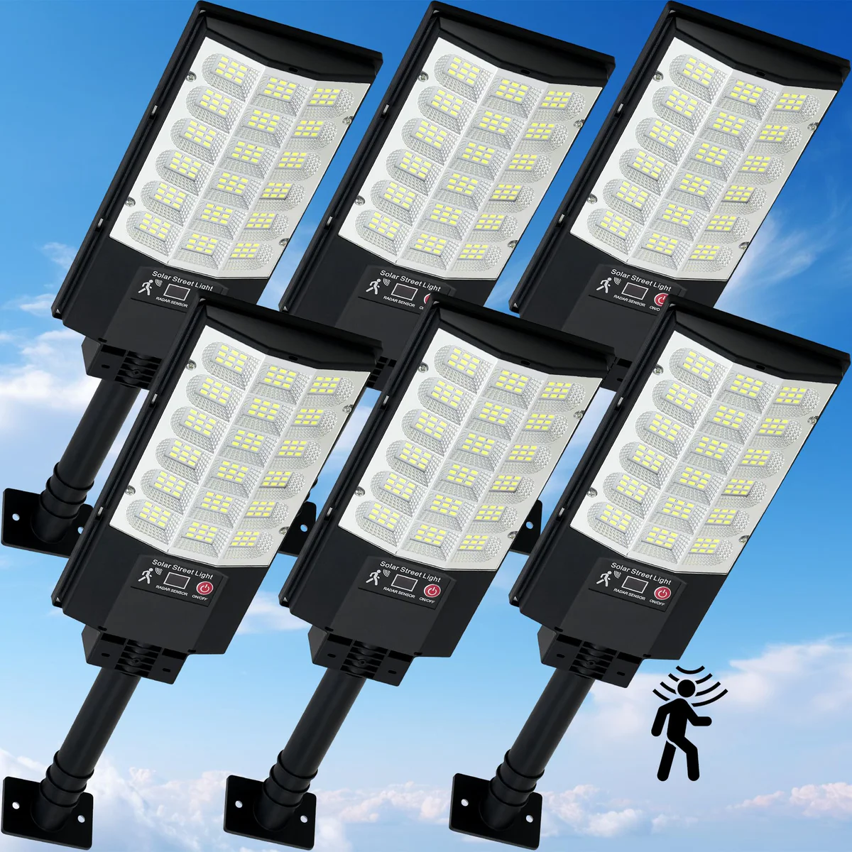 TFKK Outdoor Solar Motion Sensor Lights 