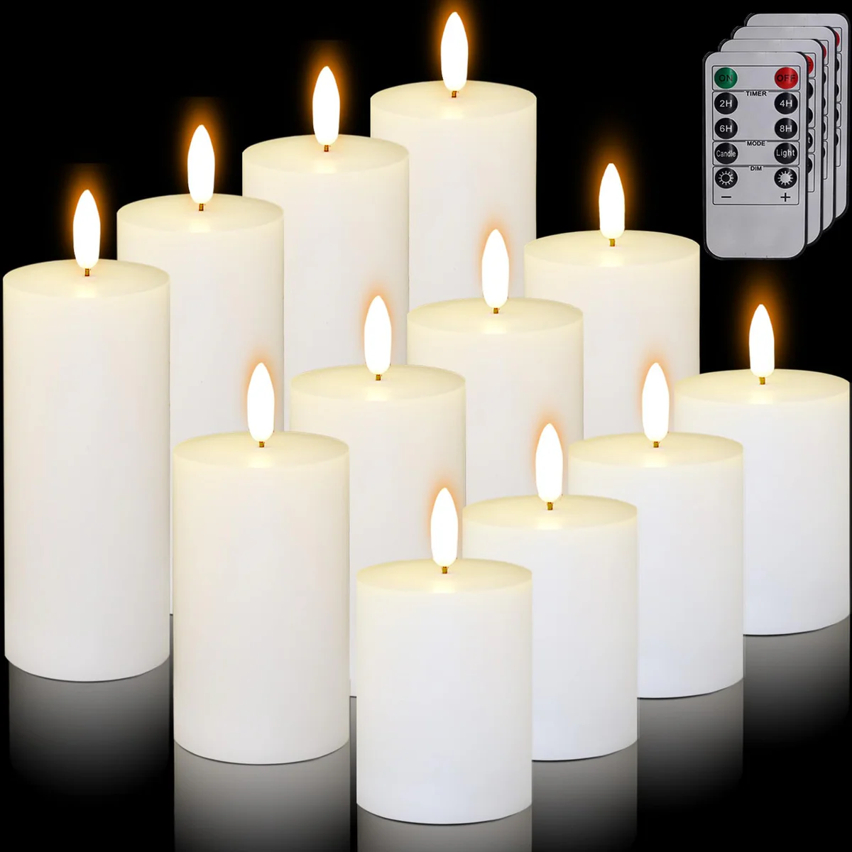 Oleitodh Flameless Candles 