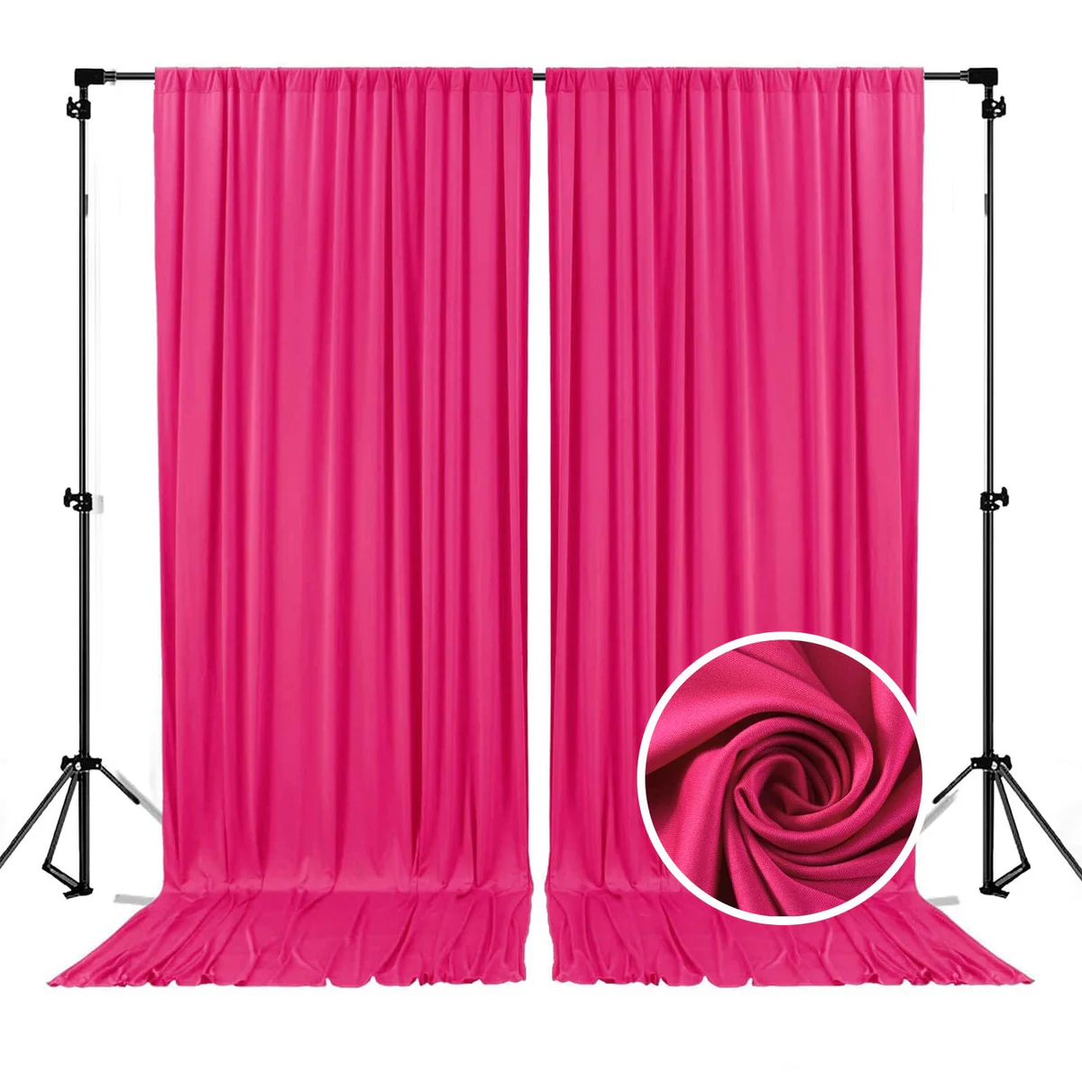 ZEBMOON Party Photo Shoot Backdrop Curtain